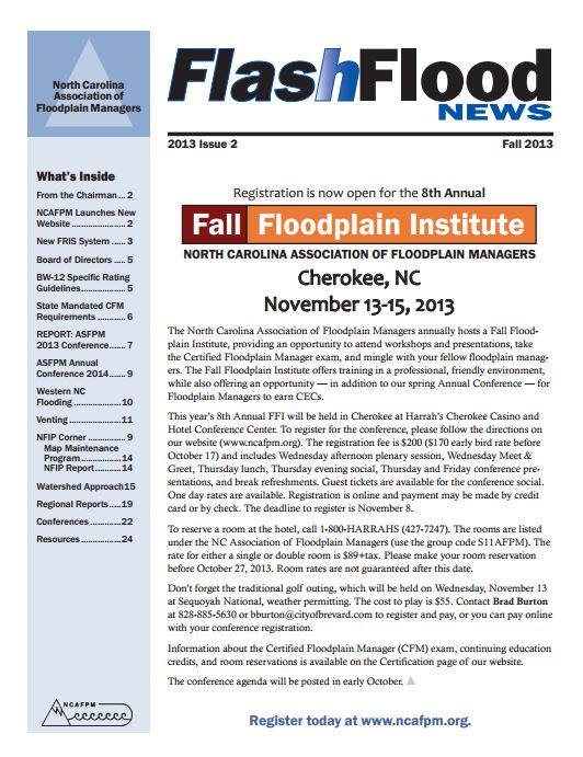 FlashFlood News September 2013